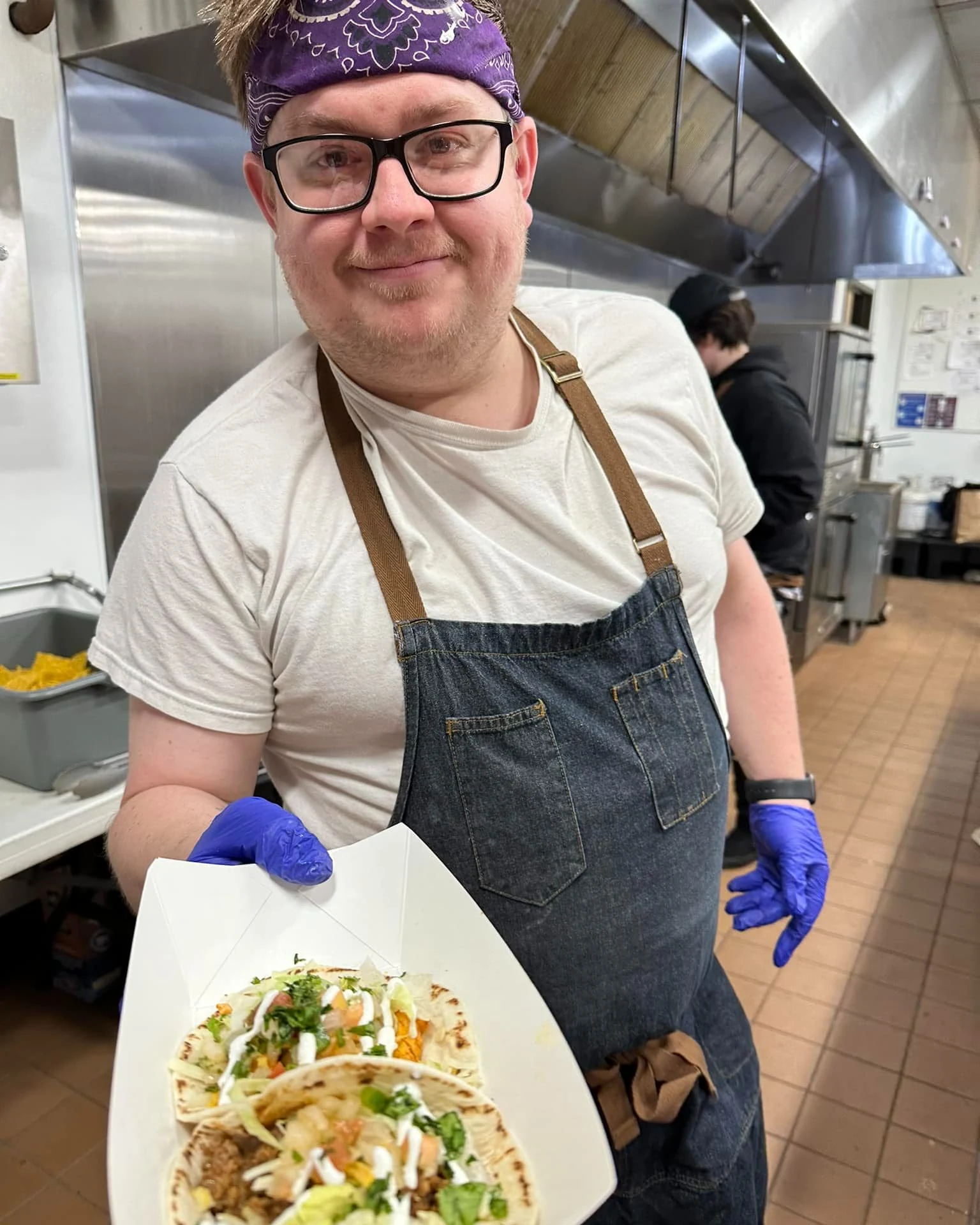 Chef Josh in the kitchen
